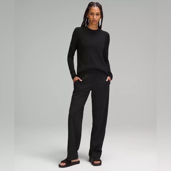 Lululemon Take It All In Cotton-Blend Sweater Black - Picture 3 of 14